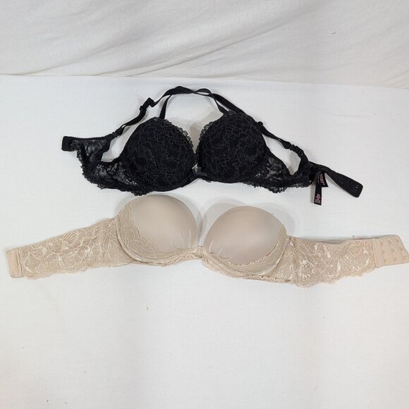 2 Victoria Secret Bras 32A - Picture 1 of 3